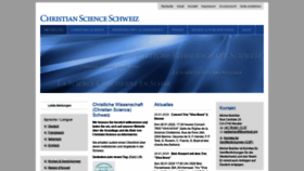 What Christianscience.ch website looked like in 2020 (4 years ago)