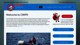 What Cwfire.org website looked like in 2020 (4 years ago)