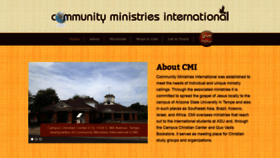 What Cmi-ministries.org website looked like in 2020 (4 years ago)