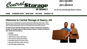 What Centralstorageofsearcy.com website looked like in 2020 (4 years ago)