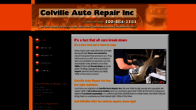 What Colvilleautorepair.com website looked like in 2020 (4 years ago)