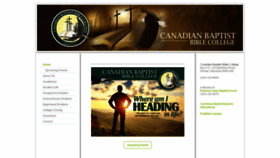 What Canadianbaptistbiblecollege.com website looked like in 2020 (4 years ago)