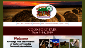 What Cookportfair.com website looked like in 2020 (4 years ago)