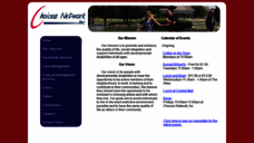 What Choicesnetwork.net website looked like in 2020 (4 years ago)