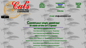 What Cals2speed.com website looked like in 2020 (4 years ago)