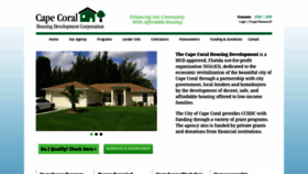 What Capecoralaffordablehousing.org website looked like in 2020 (4 years ago)