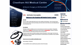 What Cheethamhillmedicalcentre.co.uk website looked like in 2020 (4 years ago)