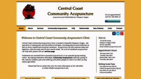 What Cccacupuncture.com website looked like in 2020 (4 years ago)