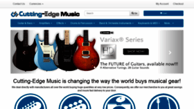 What Cutting-edgemusic.com website looked like in 2020 (4 years ago)