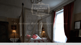 What Churchillguesthouse.co.uk website looked like in 2020 (4 years ago)