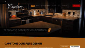 What Capstoneconcretedesigns.com website looked like in 2020 (4 years ago)