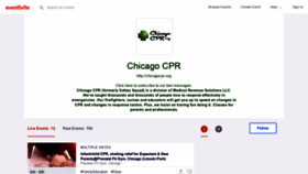 What Chicagocpr.org website looked like in 2020 (4 years ago)