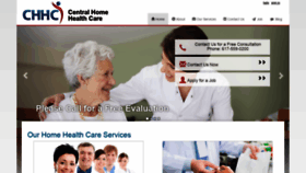 What Centralhomehealthcare.com website looked like in 2020 (4 years ago)
