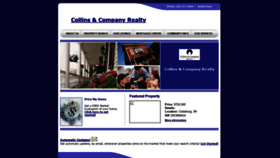 What Collins-realty.com website looked like in 2020 (4 years ago)