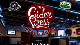 What Ciderpressdeliandgrill.com website looked like in 2020 (4 years ago)