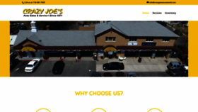 What Crazyjoesautoworld.com website looked like in 2020 (4 years ago)