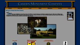 What Camdenmemorials.com website looked like in 2020 (4 years ago)