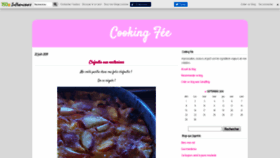 What Cookingfee.com website looked like in 2020 (4 years ago)