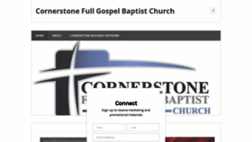 What Cornerstonefgbc.org website looked like in 2020 (4 years ago)