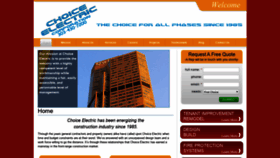What Choiceelectric.com website looked like in 2020 (4 years ago)