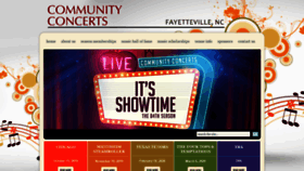 What Community-concerts.com website looked like in 2020 (4 years ago)