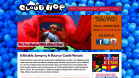 What Cloudhop.ca website looked like in 2020 (4 years ago)
