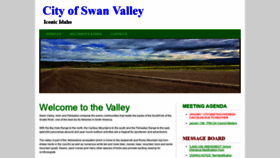 What Cityofswanvalley.com website looked like in 2020 (4 years ago)