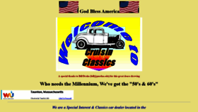 What Cruisinclassics.com website looked like in 2020 (4 years ago)