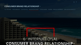What Consumerbrandrelationships.com website looked like in 2020 (4 years ago)