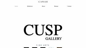 What Cuspgallery.com website looked like in 2020 (4 years ago)