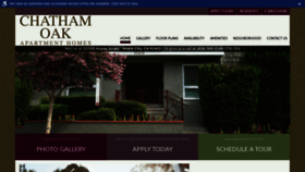 What Chathamoakapartmentliving.com website looked like in 2020 (4 years ago)