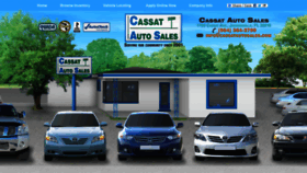 What Cassatautosales.com website looked like in 2020 (4 years ago)