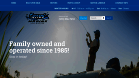What Currentrivermarine.com website looked like in 2020 (4 years ago)