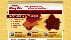 What Carolinakidneycare.com website looked like in 2020 (4 years ago)