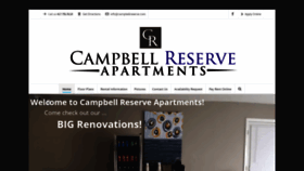 What Campbellreserve.com website looked like in 2020 (4 years ago)