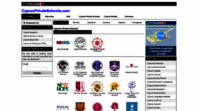 What Cyprusprivateschools.com website looked like in 2020 (4 years ago)