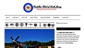 What Cadillacclubnj.org website looked like in 2020 (4 years ago)
