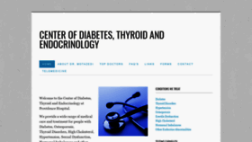 What Centerofdiabetes.com website looked like in 2020 (4 years ago)