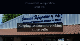 What Commercialrefrigerationofky.com website looked like in 2020 (4 years ago)