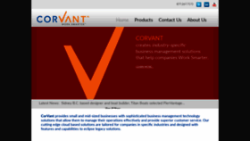 What Corvant.com website looked like in 2020 (4 years ago)