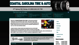 What Coastalcarolinatire.com website looked like in 2020 (4 years ago)