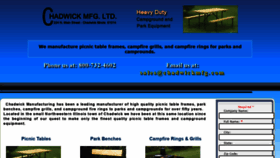 What Chadwickmfg.com website looked like in 2020 (4 years ago)