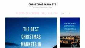 What Christmasmarkets.io website looked like in 2020 (4 years ago)