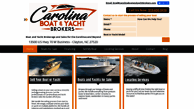 What Carolinaboatandyachtbrokers.com website looked like in 2020 (4 years ago)
