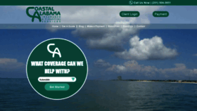 What Coastalalabamainsurance.com website looked like in 2020 (4 years ago)
