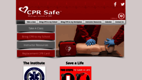 What Cprsafe.org website looked like in 2020 (4 years ago)