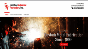 What Cifsteel.com website looked like in 2020 (4 years ago)
