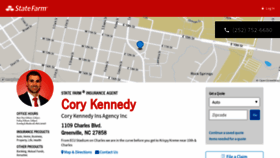 What Corykennedyinsurance.com website looked like in 2020 (4 years ago)