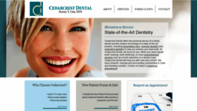 What Cedarcrestdental.com website looked like in 2020 (4 years ago)