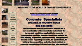 What Conspecinc.com website looked like in 2020 (4 years ago)